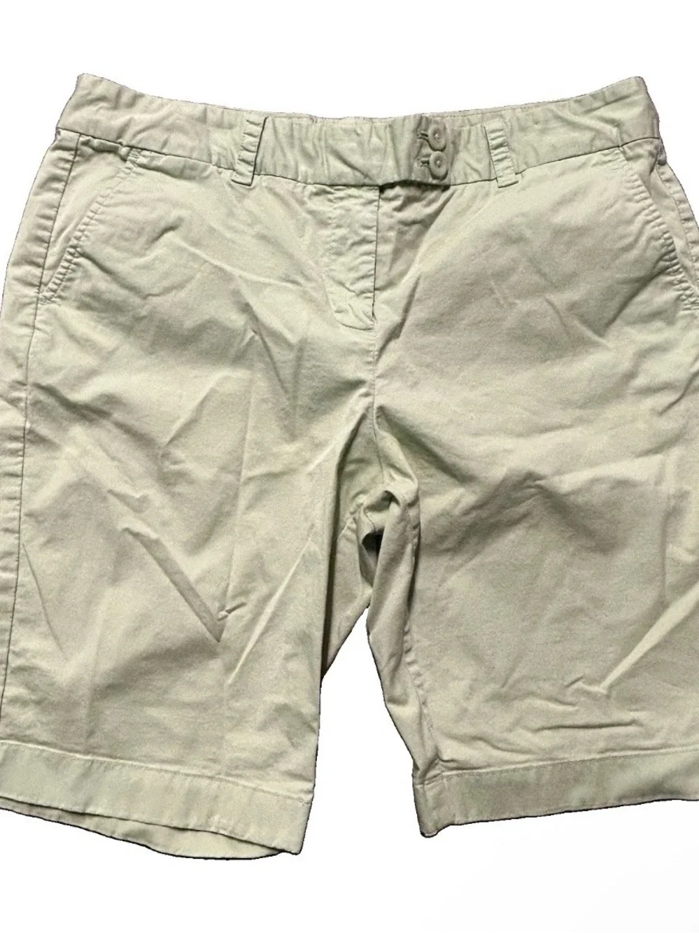 Women’s Vineyard Vines Lime Green Summer Bermuda Shorts Size 10